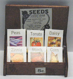 Dollhouse Miniature Seed Box